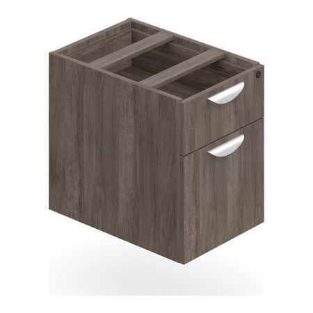 Gec Offices To Go 2 Drawer Hanging Pedestal in Artisan Gray - Executive Modular Furniture SL22HBF-AGL